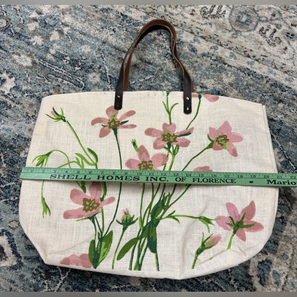 Twos Company Floral Tote Bag - Picture 3 of 7